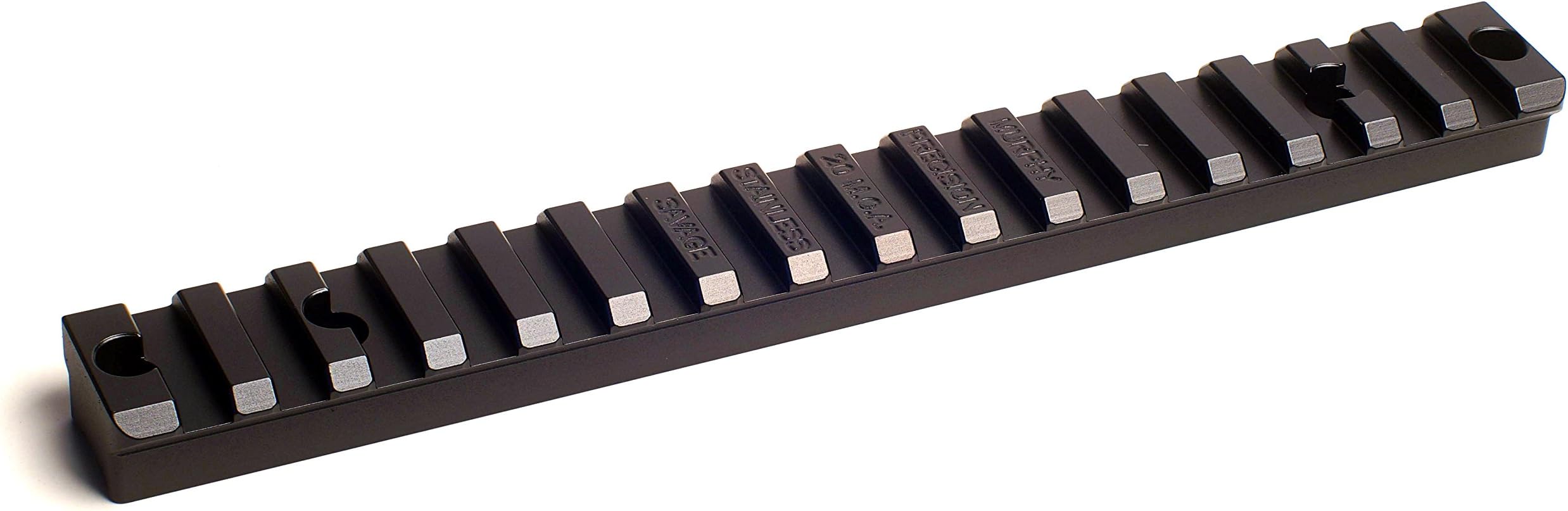 Murphy Precision 20 MOA Stainless Steel Picatinny Rail for Savage .338 Lapua 110BA, 110FCP, 111LRH