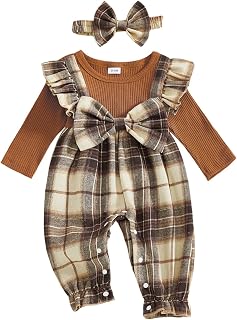 Newborn Baby Girl Clothes Long Sleeve Romper One Piece Jumpsuit Fall Winter Infant Outfits 0 3 6 9 12 18 Months