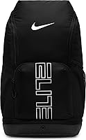 Nike Varsity Elite 32L Backpack - Unisex Black/Metallic Silver Basketball Bag with Shoe Pocket & Trolley Sleeve