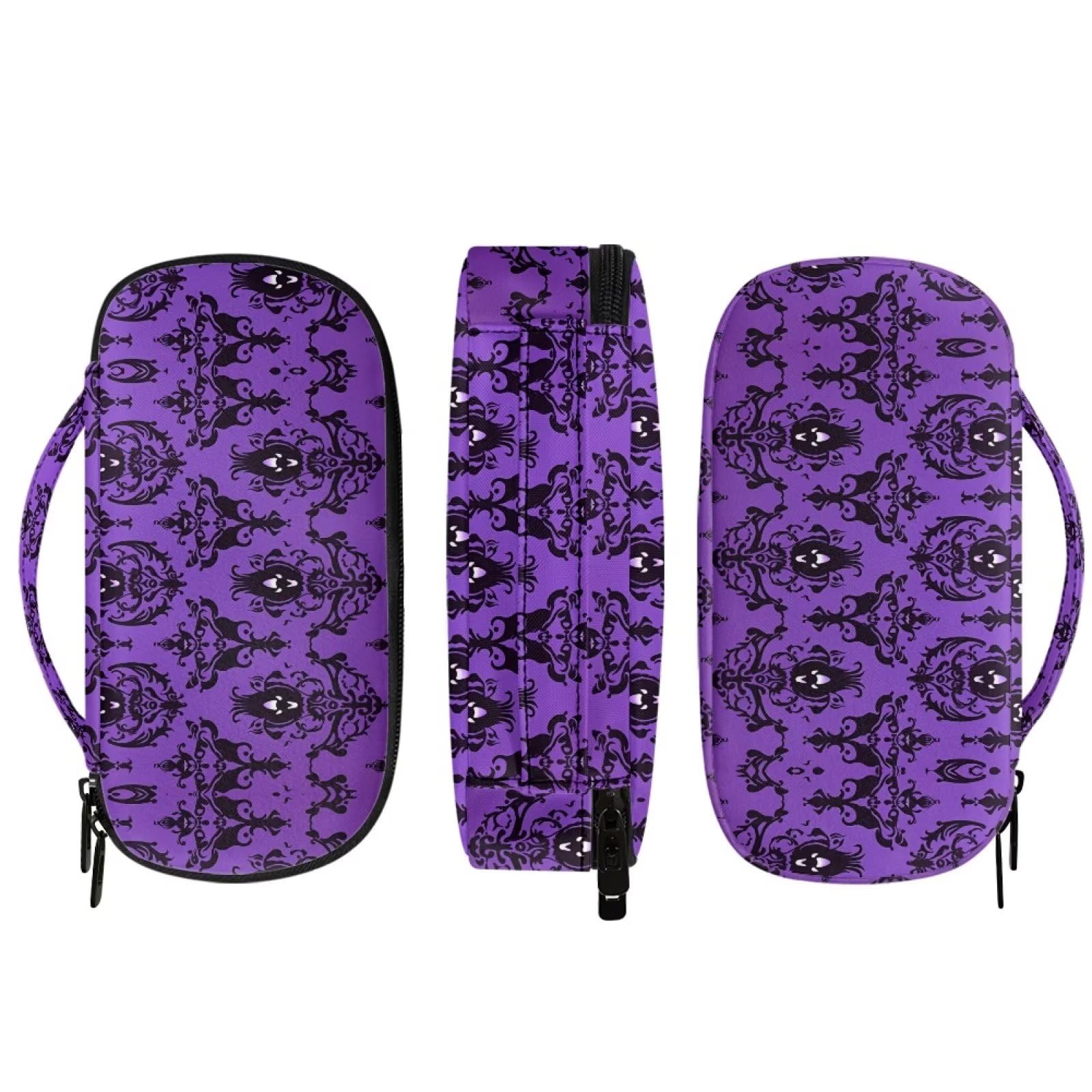 Hinthetall Haunted Mansion Halloween Insulin Cooler Travel Case for Diabetic, Insulin Cooling Case Travel Portable Insulin Pen Carrying Case Cooler Bag Organizer for Diabetic Supplies