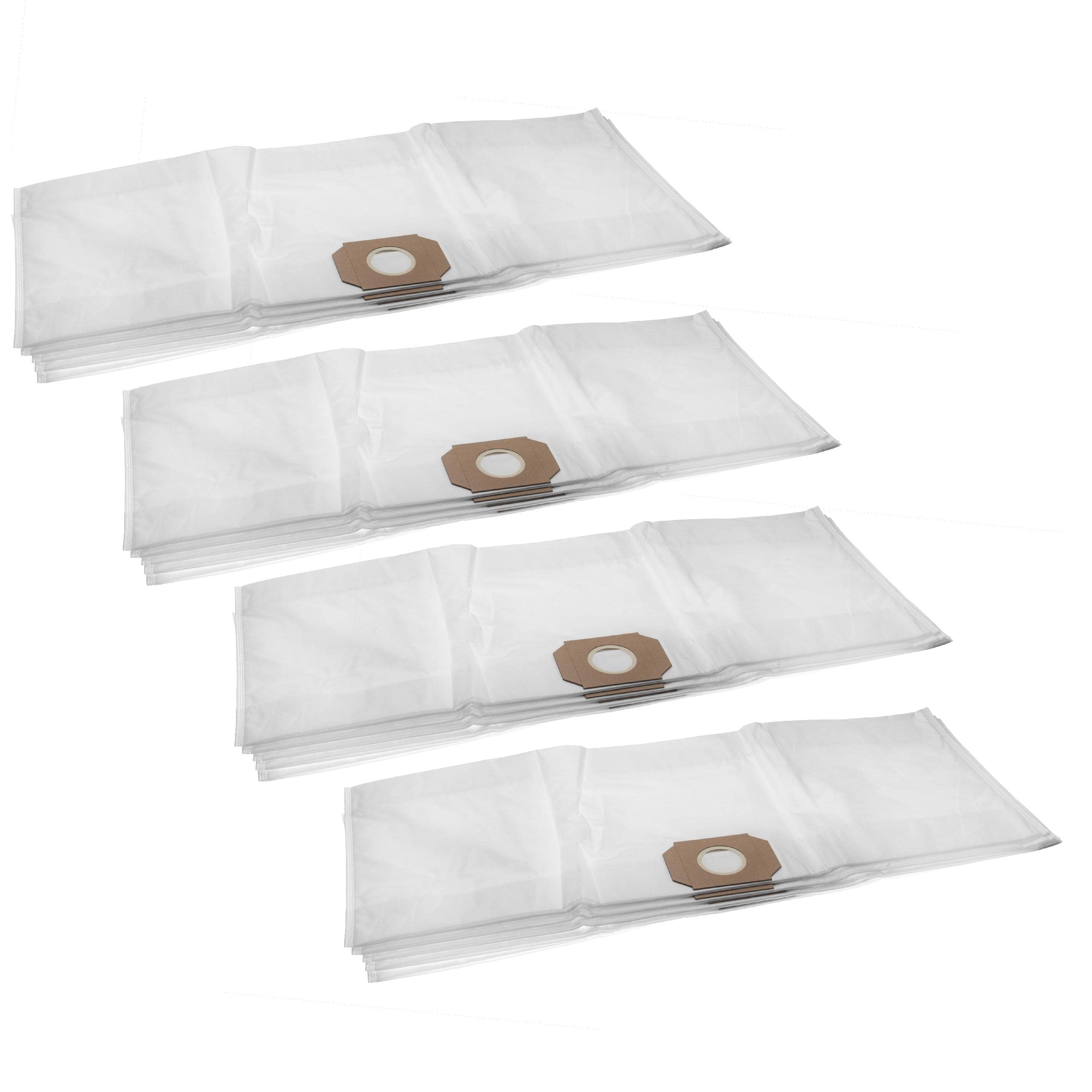 vhbw 20x bolsa compatible con Thomas Inox 1545 S | Inox 1445 SFE, 1250 S, 1445 S, 1243 aspiradora - 35 cm x 34 cm blanco