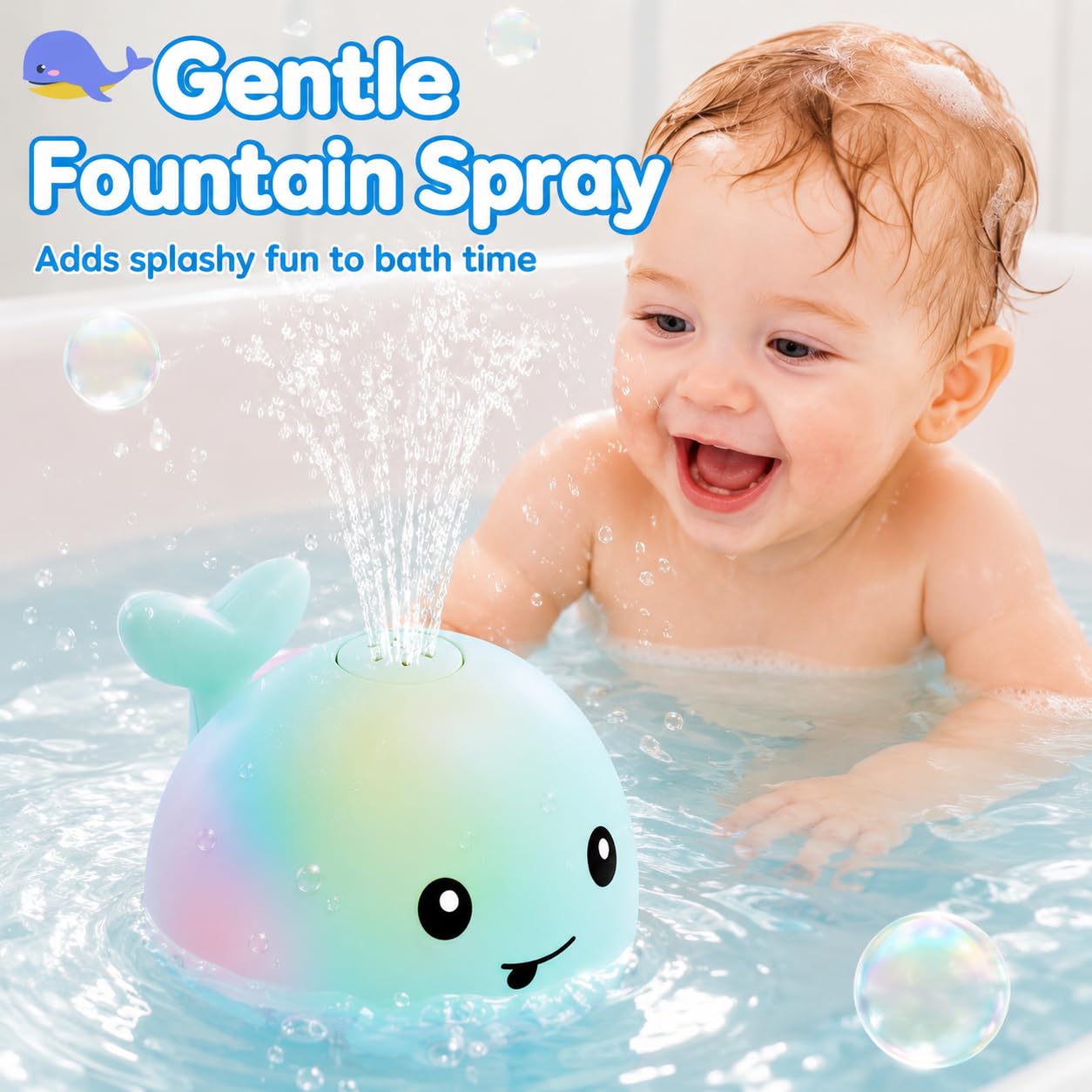 Light Up Whale Bath Toys for Babies - FREE SHIPPING -2