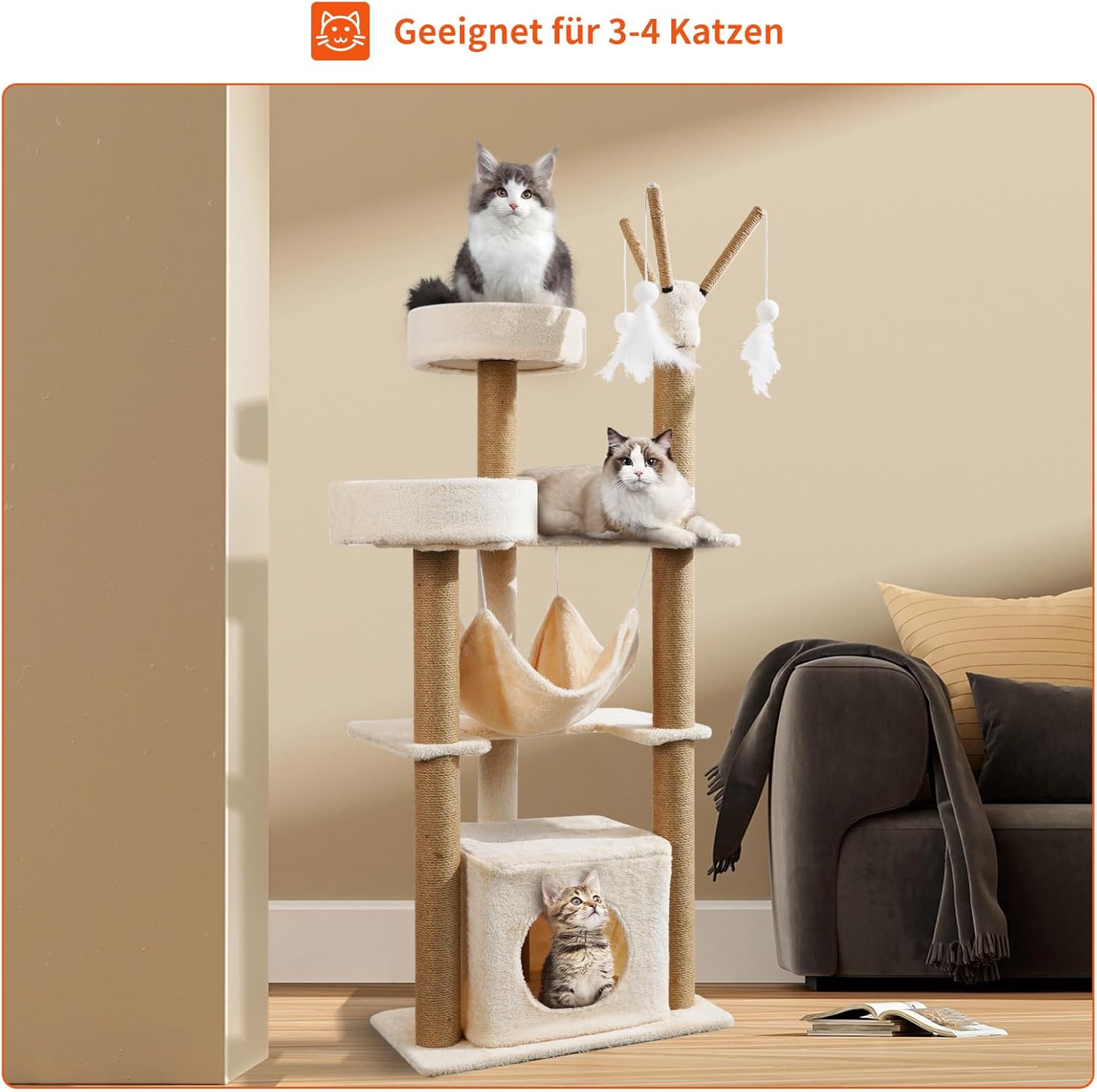 Macskakuckó szerkezeti részletek - sisal borítás