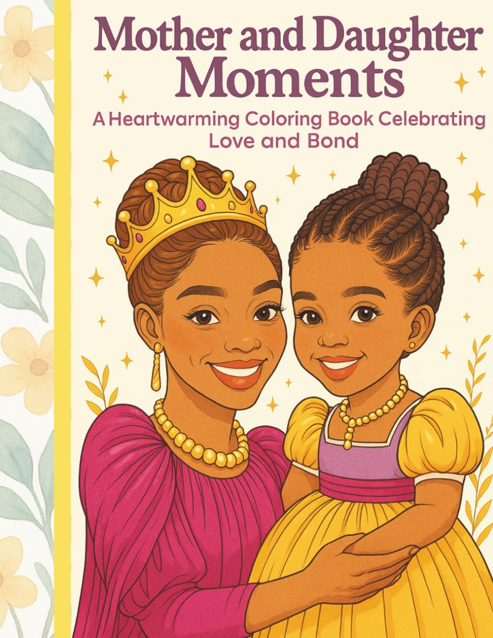 Mom & Daughter Moments: A Heartwarming Coloring Book Celebrating Love and Bond