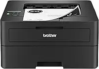 Brother Impressora a laser monocromática compacta sem fio HL-L2460DW com impressão dupla e móvel, saída em preto e branco | Inclui avaliação de assinatura de atualização (1), pronto para