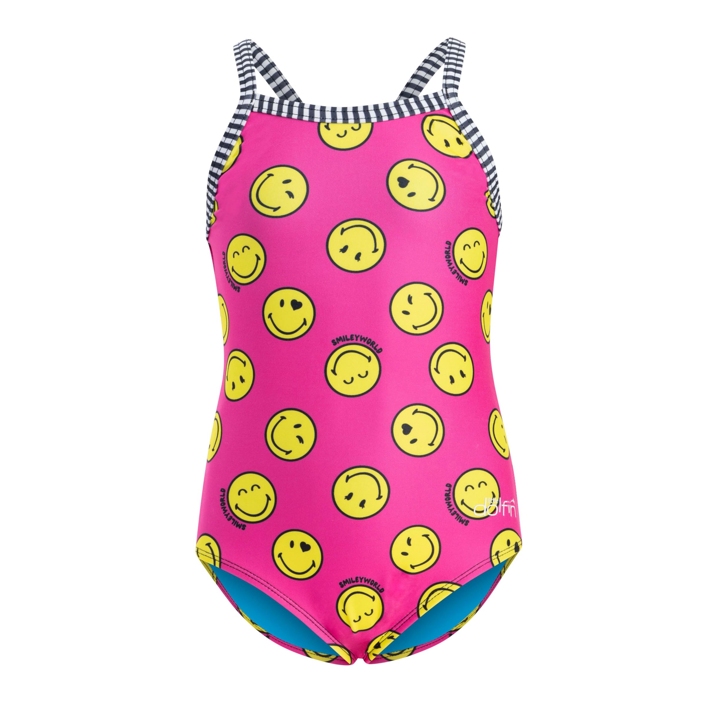 Dolfin Little Girls One Piece Swimsuit for Little Girls and Toddlers