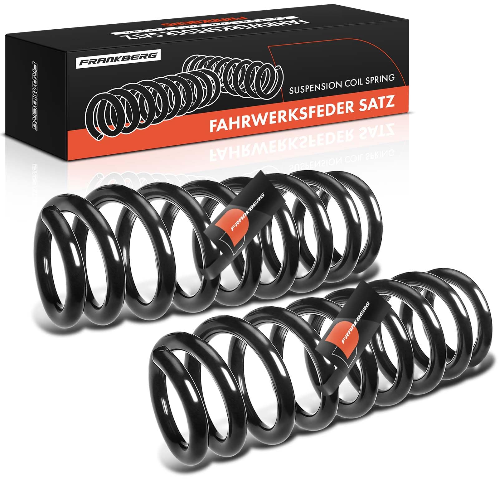 Frankberg 2 ressorts de suspension, essieu arrière 33536764391 | Compatible avec: Série 1 E81, Série 1 E87