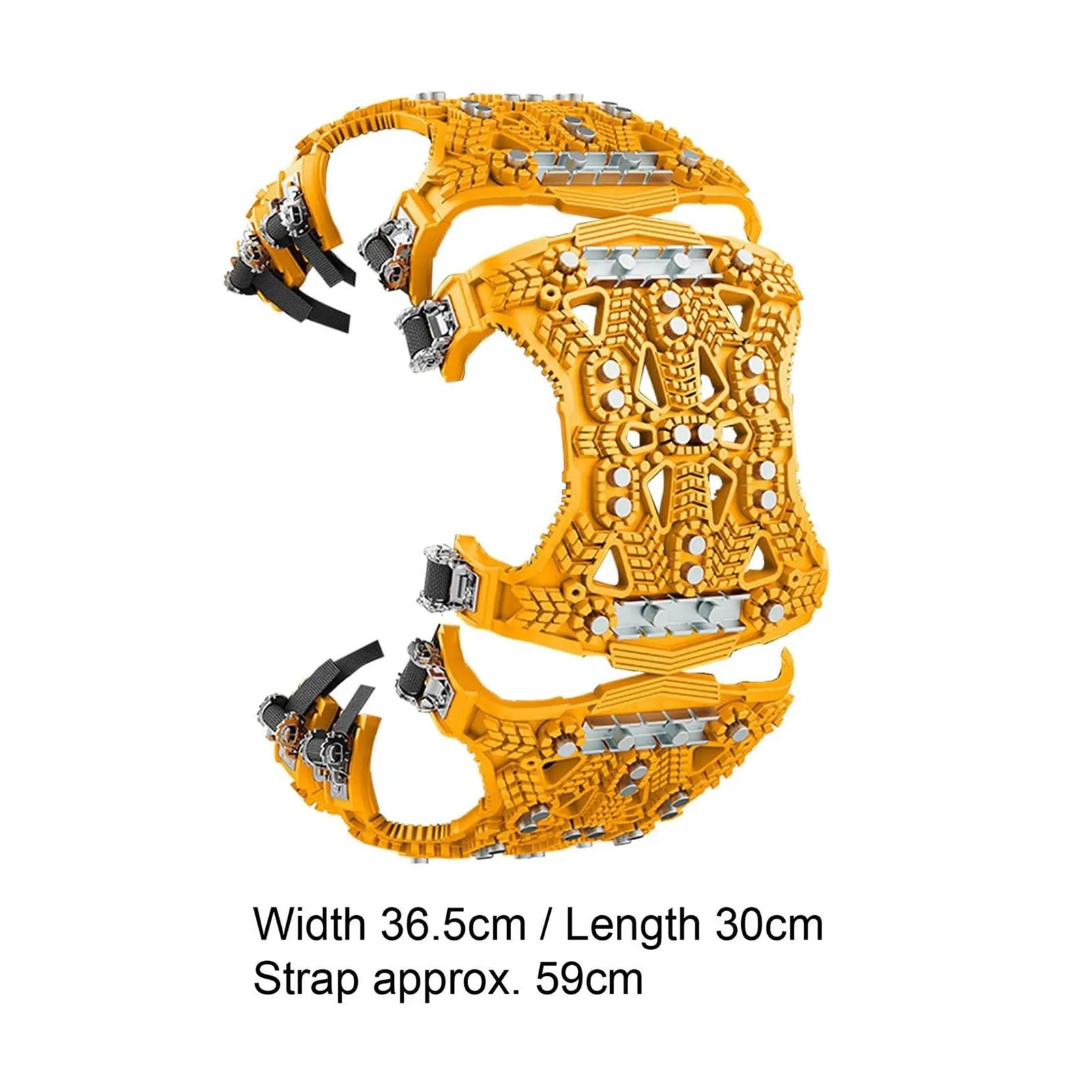 Cadenas de nieve universales for neumáticos de automóvil, cadenas de nieve for ruedas de coche, for invierno for SUV cadenas de nieve for neumáticos de coche(2pcs Yellow)