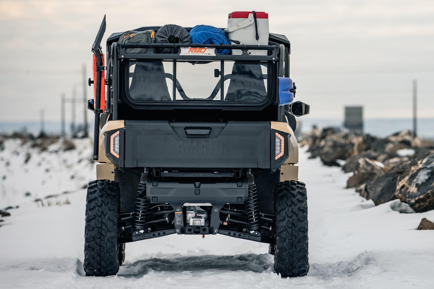Razorback Offroad Sherpa Cargo Rack | Compatible with Yamaha Wolverine RMAX | UTV Rear Storage Rack (2020-2024)