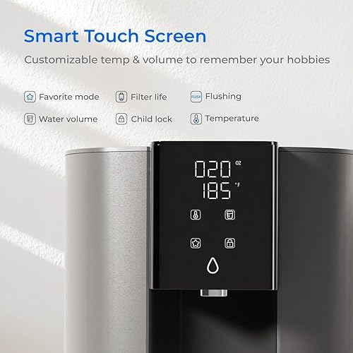 Miniatura 8 de Calor instantáneo Sistema de ósmosis inversa Waterdrop C1-G para encimera, certificado NSFANSI 58 y 372, filtro de agua de ósmosis inversa de 6