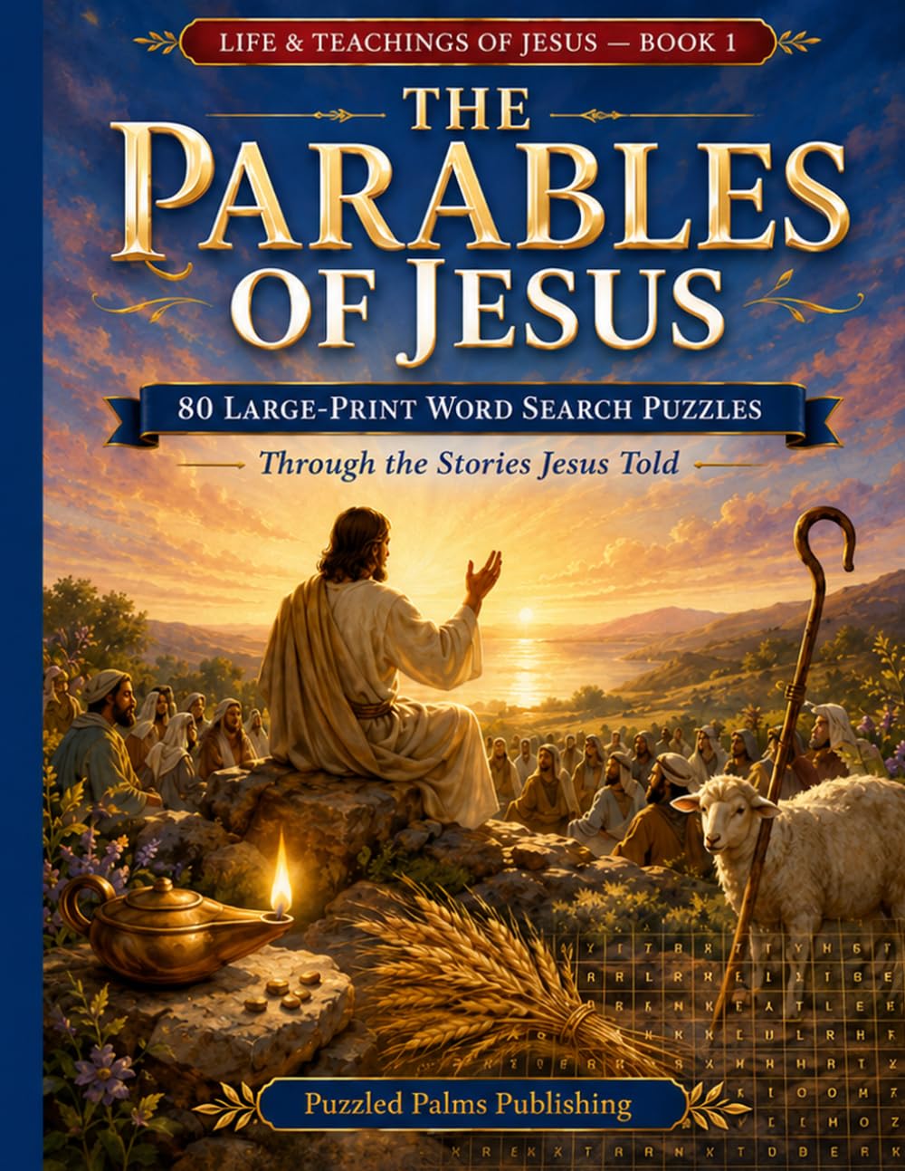 The Parables of Jesus: 80 Large Print Bible Word Search Puzzles Through the Stories Christ Told (The Life & Teachings of Jesus Word Search Series)
