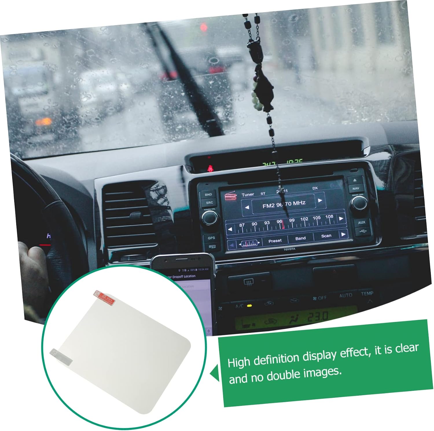 SHOWERORO 2pcs Hud Reflective Film Display Windscreen Car Screen Car Hud Film Car Hud Reflective Hud for The Pet A Reflective Sheet