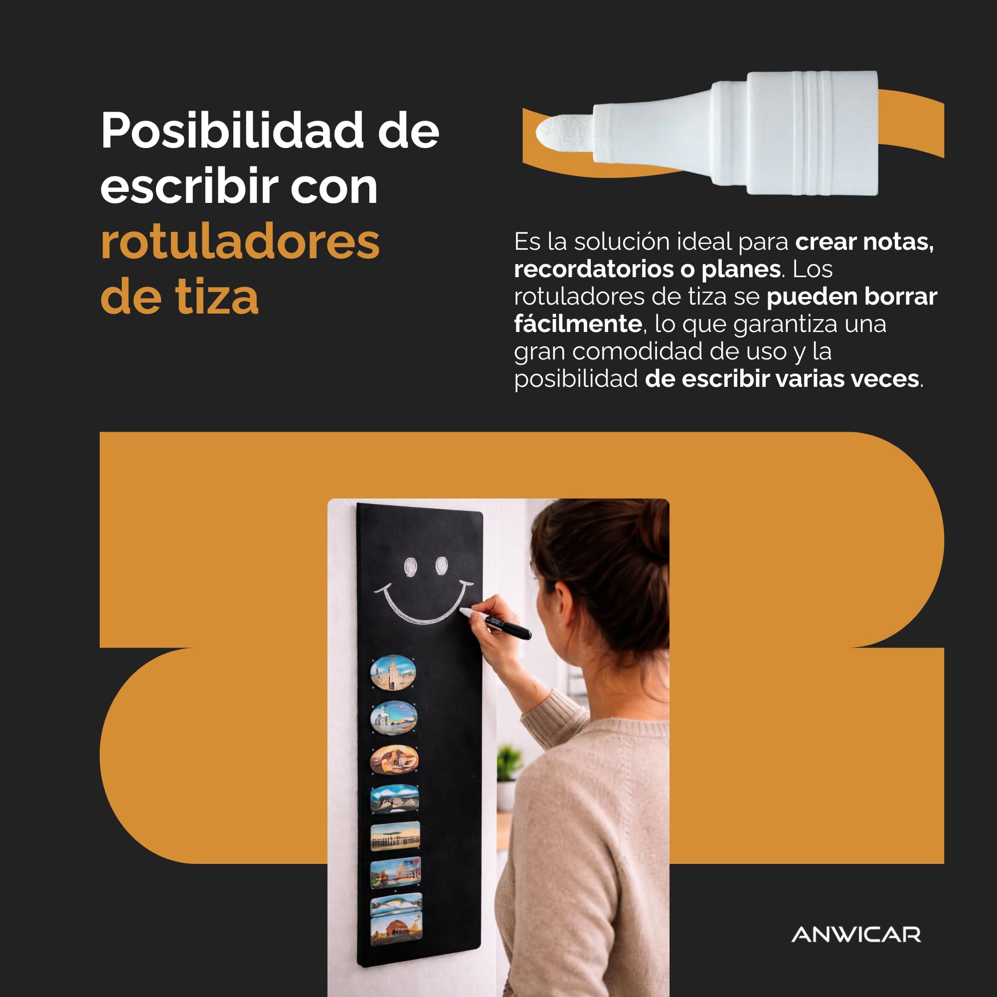 Pizarra Magnética - Tablero Magnético 80x6 cm - Ideal Para Imanes y Notas - Pizarra Magnética Para Escribir - Incl. Kit de Montaje - Blanco | Placa magnética de acero para imanes, fotos y notas, grabable, kit de montaje incluido