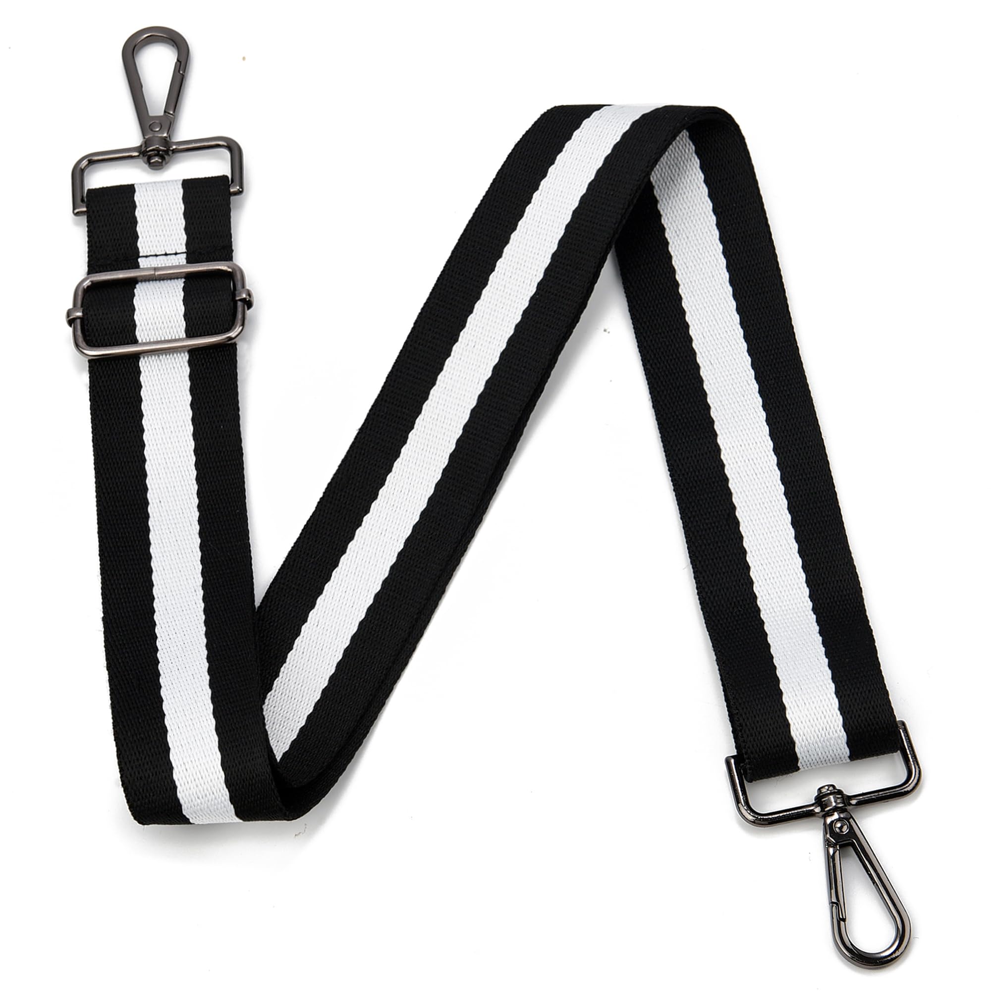 Purse Strap Gold Hardware Replacement Crossbody Bag Strap, Wide Adjustable Shoulder Strap
