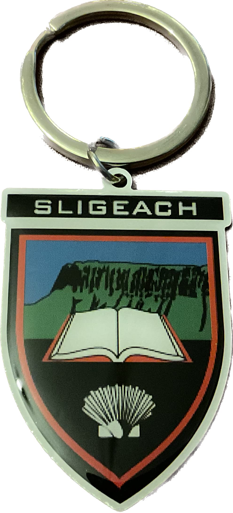 Sligo Official ALL IRELAND GAA County crest ultra thin metal keyring.