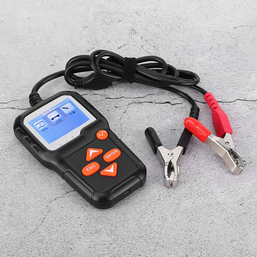 Tester Batteria KW650 per Auto e Moto 6V-12V - Analizzatore di Carico Digitale con Colore S N