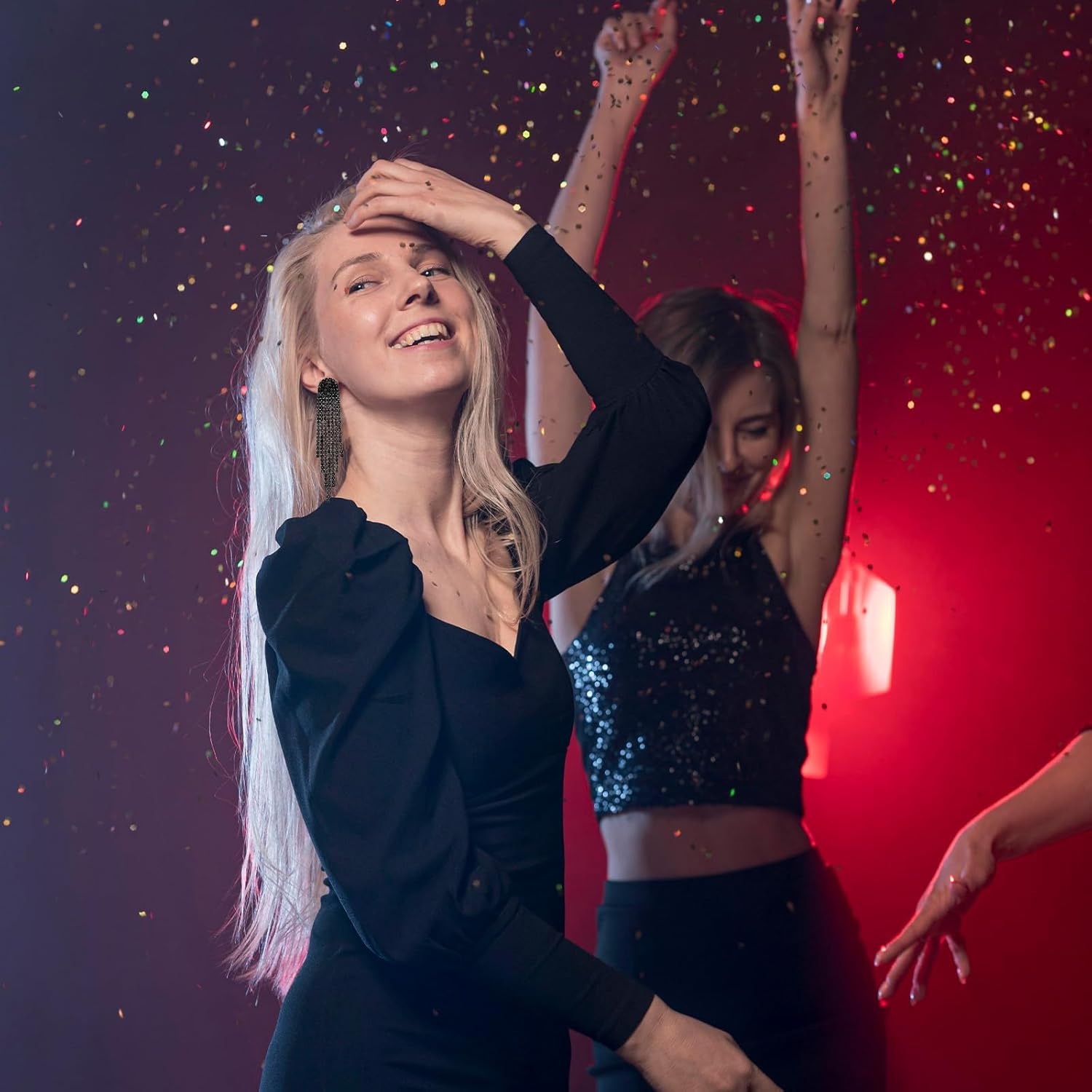 Rhinestone Tassel Earrings for Women Sparkly Long Chandelier Dangle Earrings 2025 Trendy Wedding Party Prom Dress Outfit Bling Jewelry Gifts - Image 4