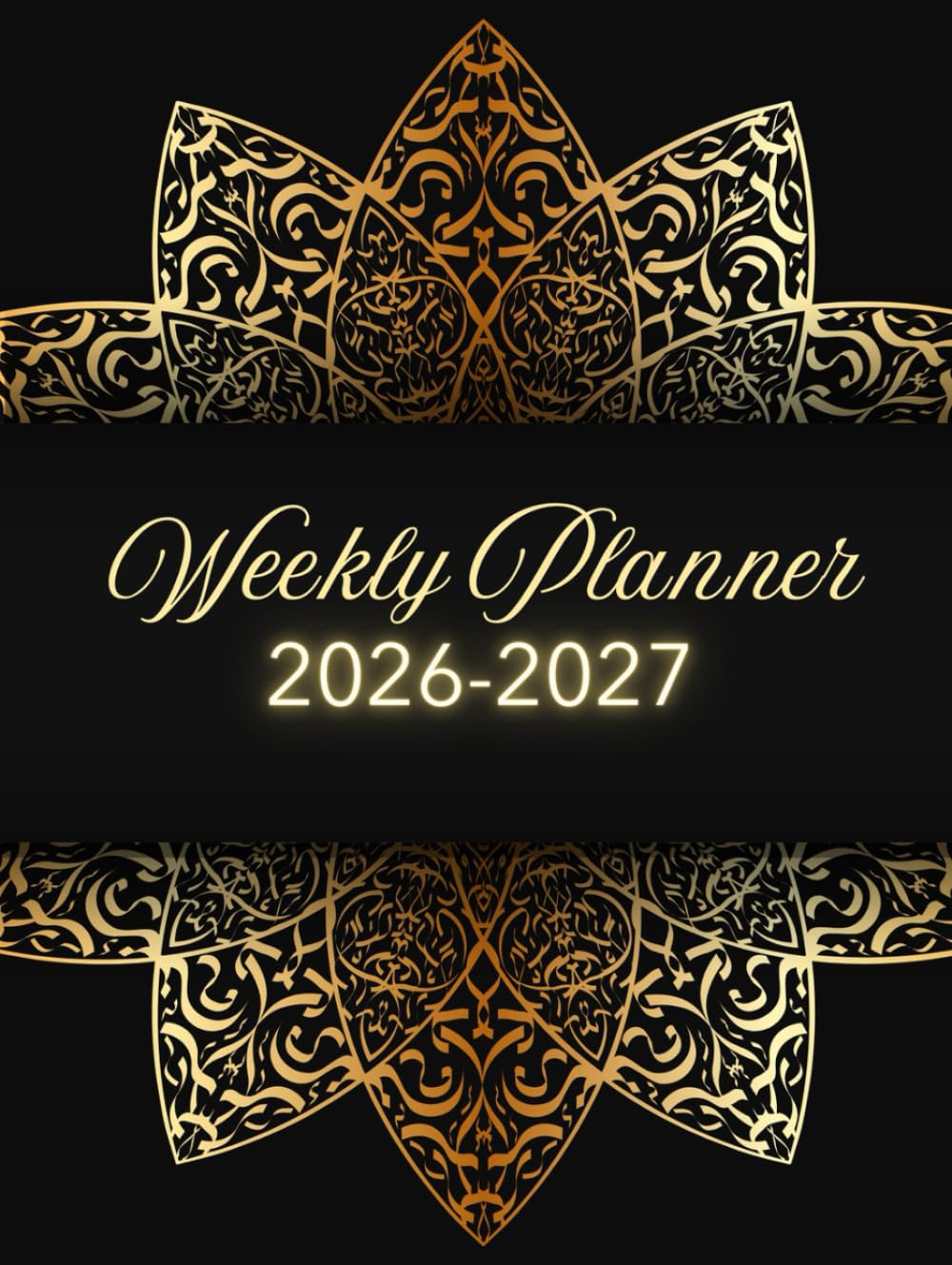 Weekly and Monthly Planner 2026-2027: Week on Double Page with Schedule | 24 Months | Monthly Calendar at the Beginning of Each Month | Large A4 Format.