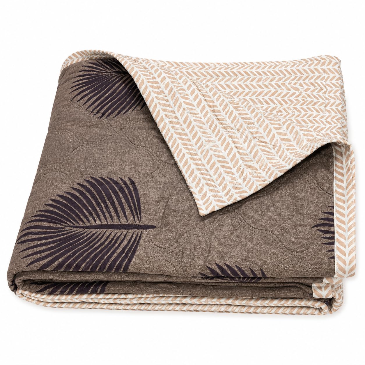 Single Bed AC Blanket 60x90 inch | Lightweight Reversible Blanket for Everyday Use | Soft Layered Bedding for Bedroom, Travel & Relaxation (Brown)-image-47