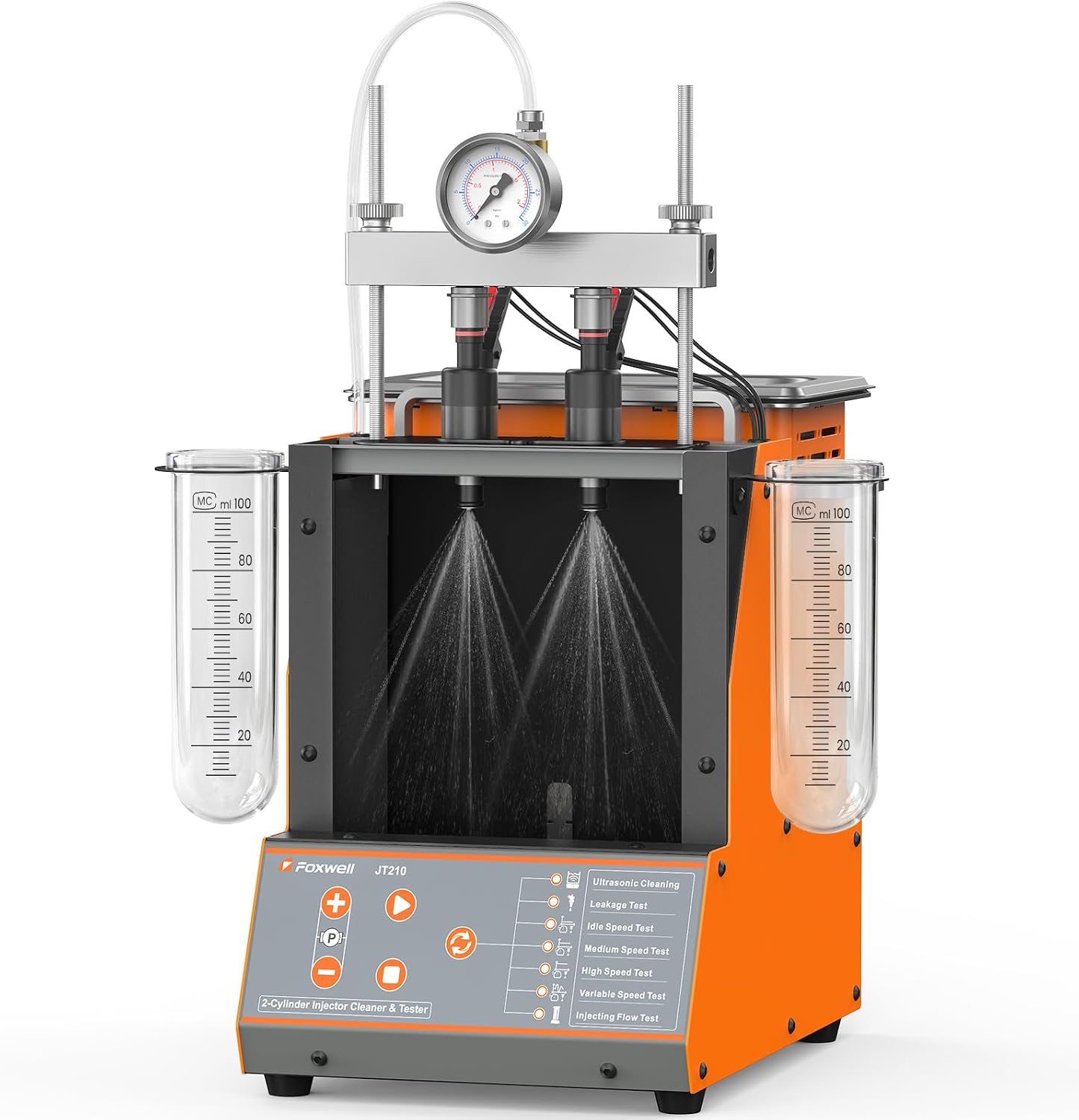 FOXWELL JT210 Fuel Injector Tester & Cleaner Machine -Ultrasonic Cleaning
