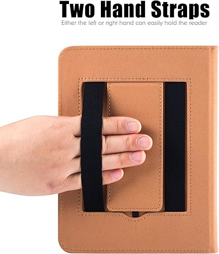 Miniatura 3 de BOZHUORUI Funda con soporte para Nook Glowlight 4 Plus de 7.8 pulgadas (solo lanzado en 2023), funda de piel sintética de alta calidad con dos