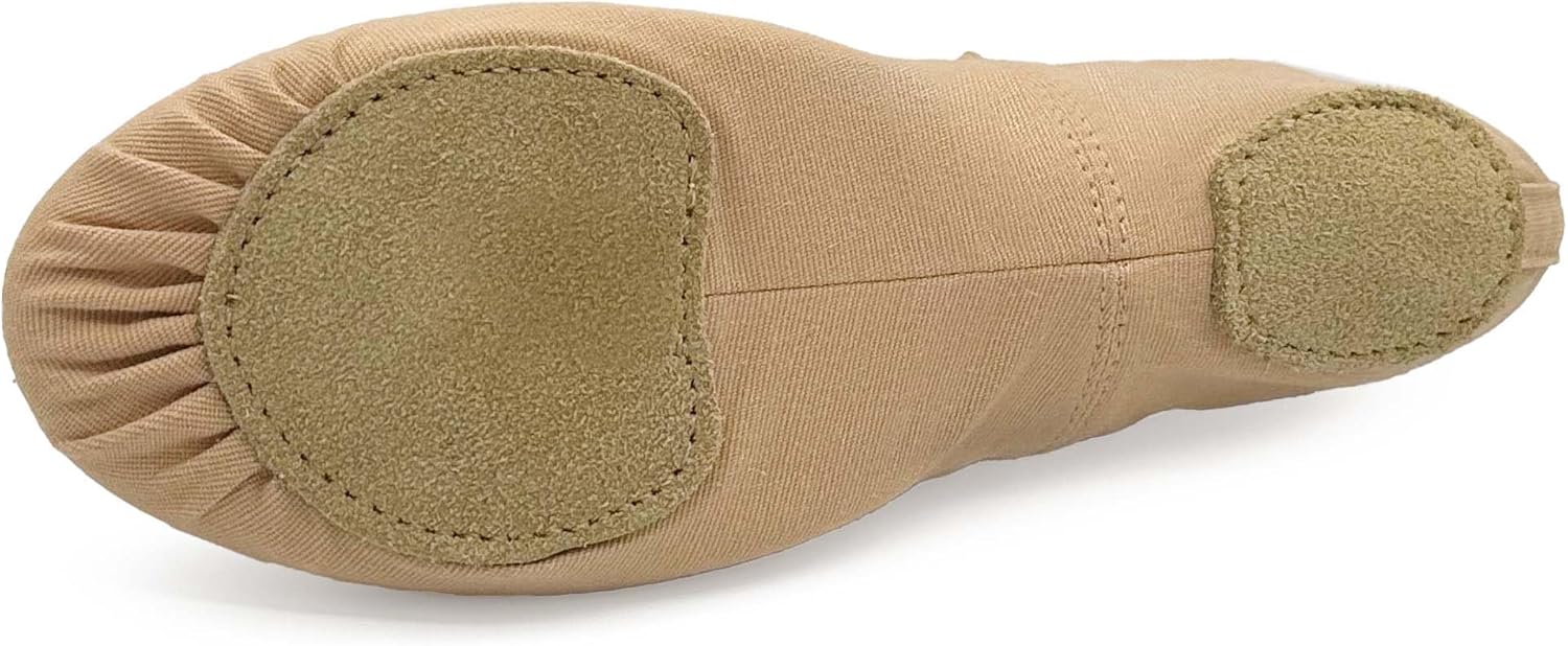 So Danca Stretch Canvas Split Sole Ballet Shoes for Adults, Women, Men (Sand, US Footwear Size System, Adult, Women, Numeric, Medium, 8) - Image 5