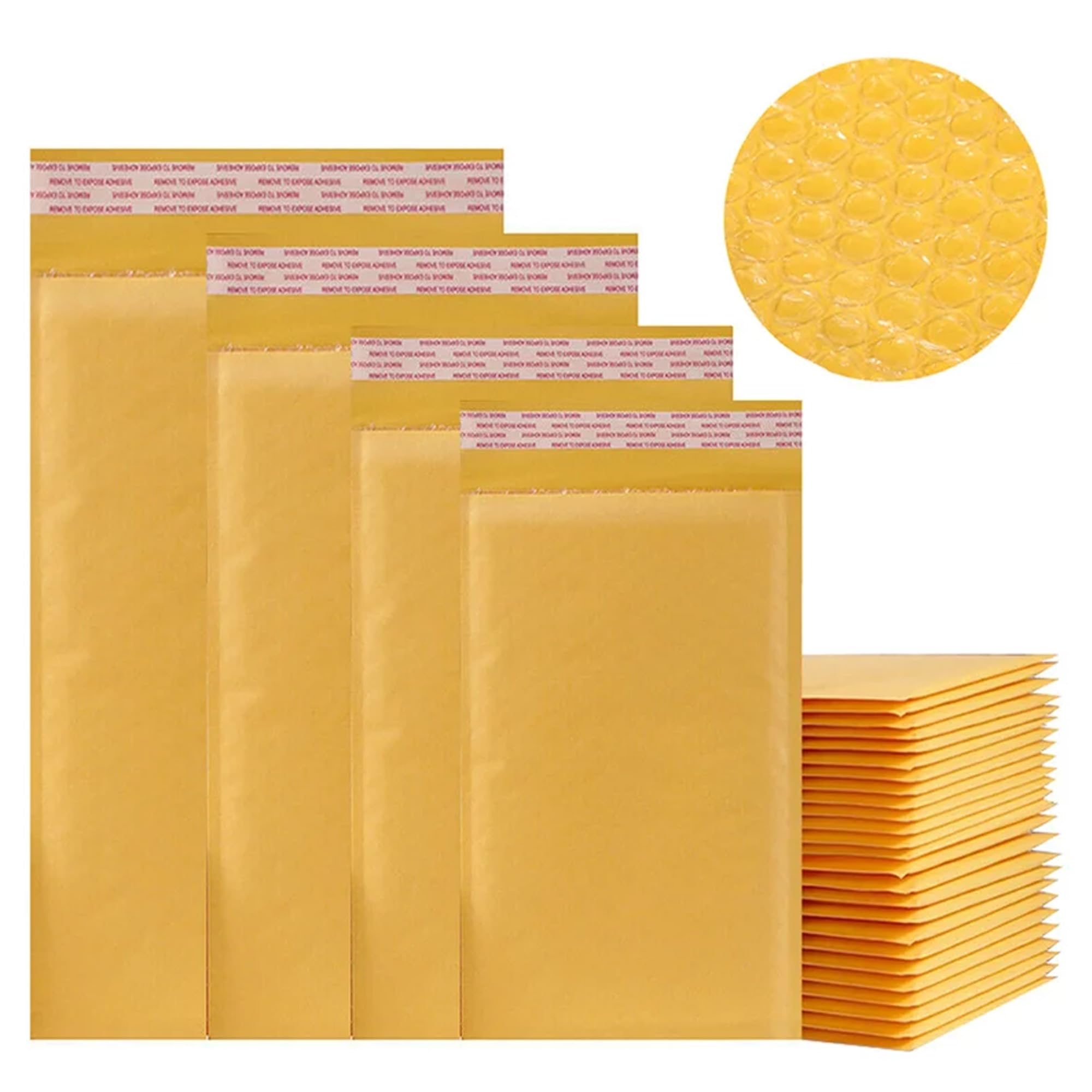 Pack of 50 Gold Padded Size 10 Lightweight Bubble Lined Large A3 (340x445mm) Postal Envelopes
