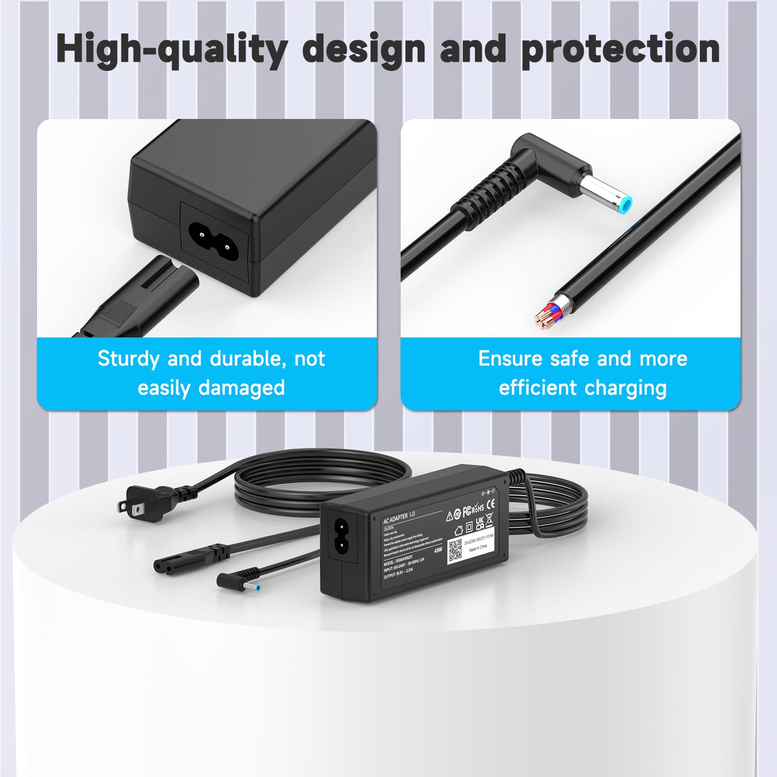 Chargeur / Alimentation Pour HP 14-AM023NF, AM023TU, AM023TX - Neuf, Marque SJ STORE, EAN Fourni