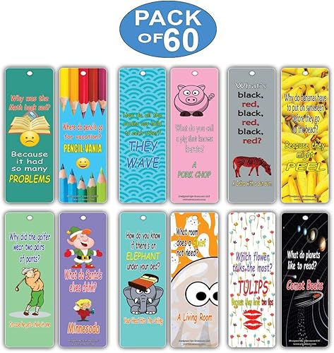 Miniatura 2 de Creanoso Marcadores de tarjetas para niños (paquete de 60) - Divertidos bromas tontas serie 2 - Paquete de aprendizaje divertido e hilarante -