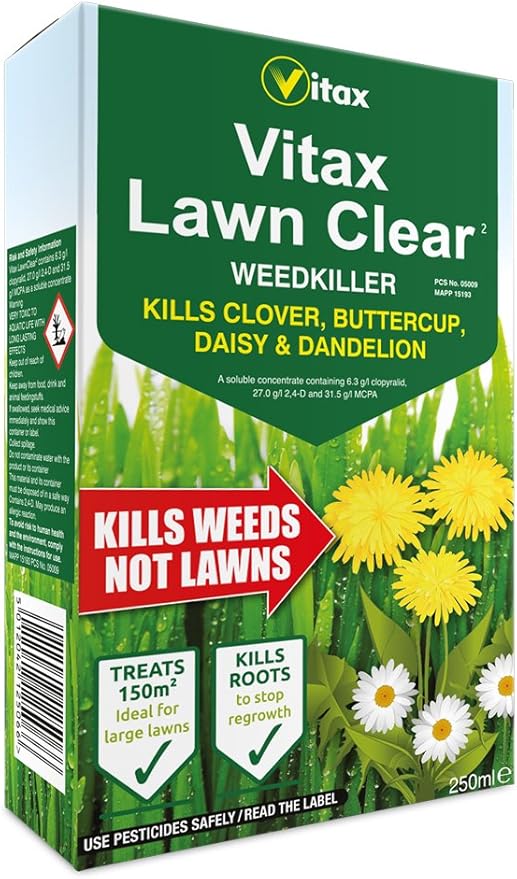 Vitax 250ml Vitax Lawn Clear Lawn Weedkiller Amazon.co.uk Garden