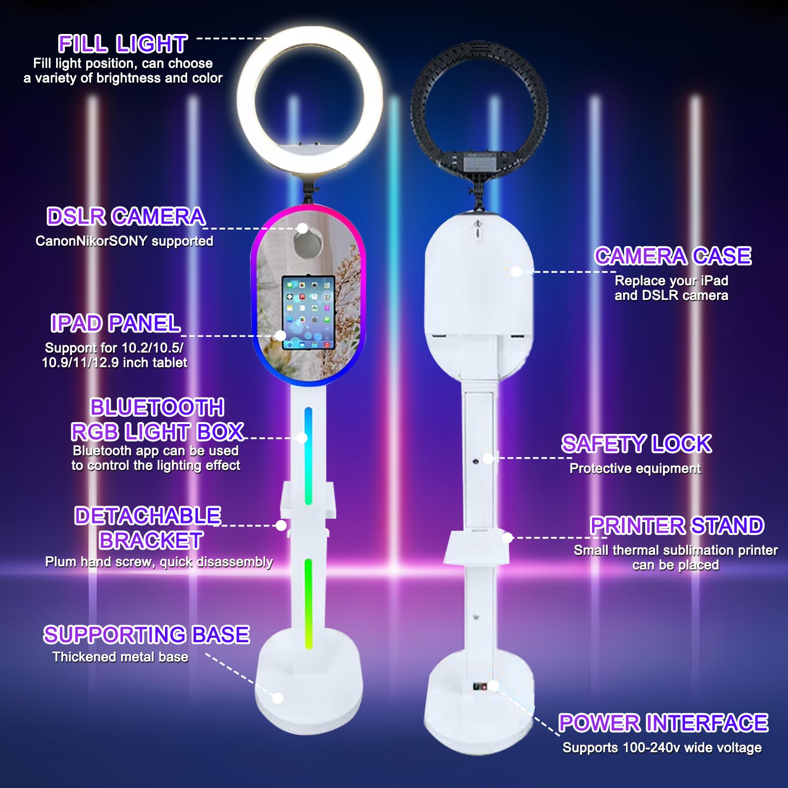 ROOMEDAL Photo Booth Machine for iPad 10.2