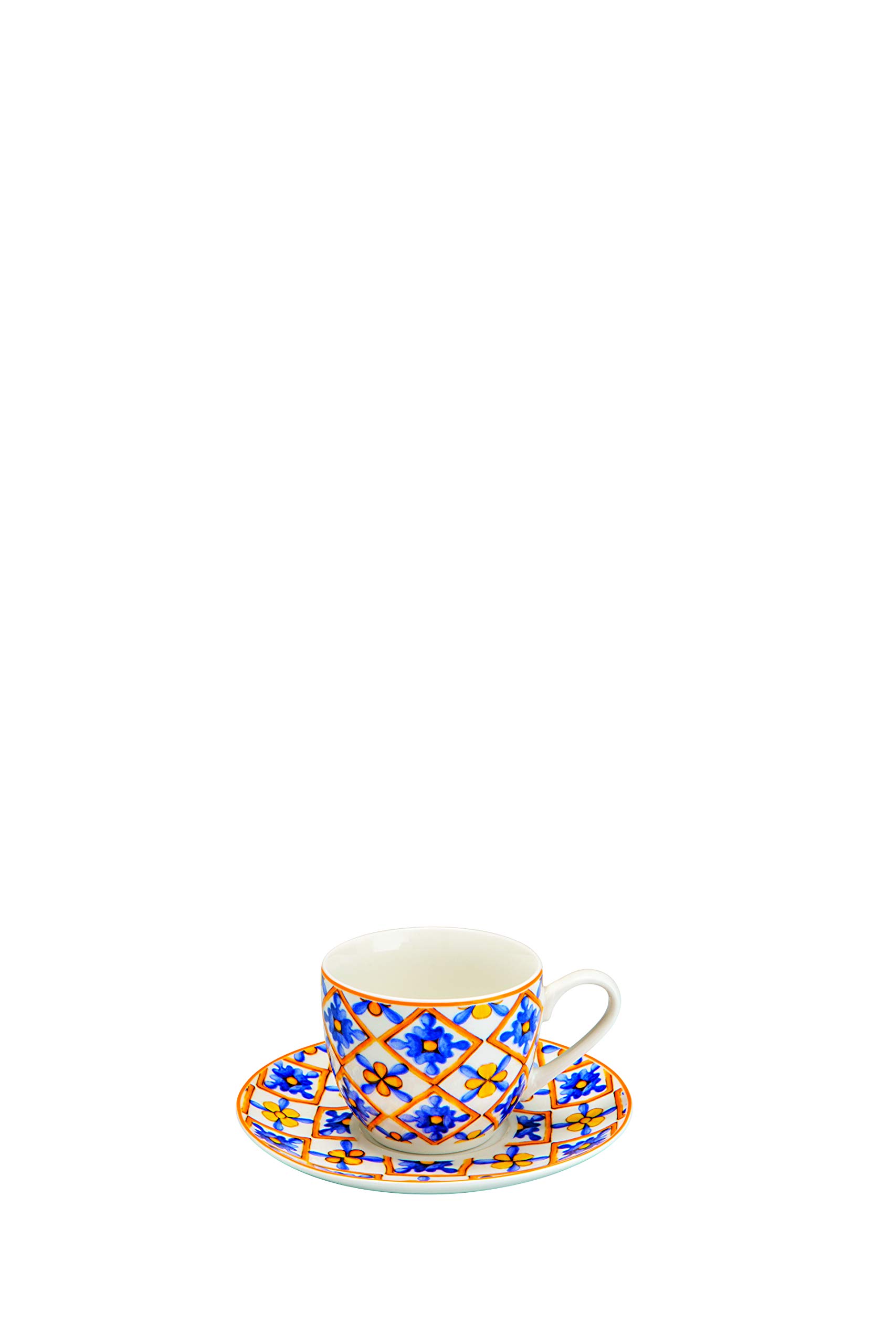 Brandani 53706 Tazzina Caffe Medicea Set 6 Pz New Bone China d 11,5x5h cm