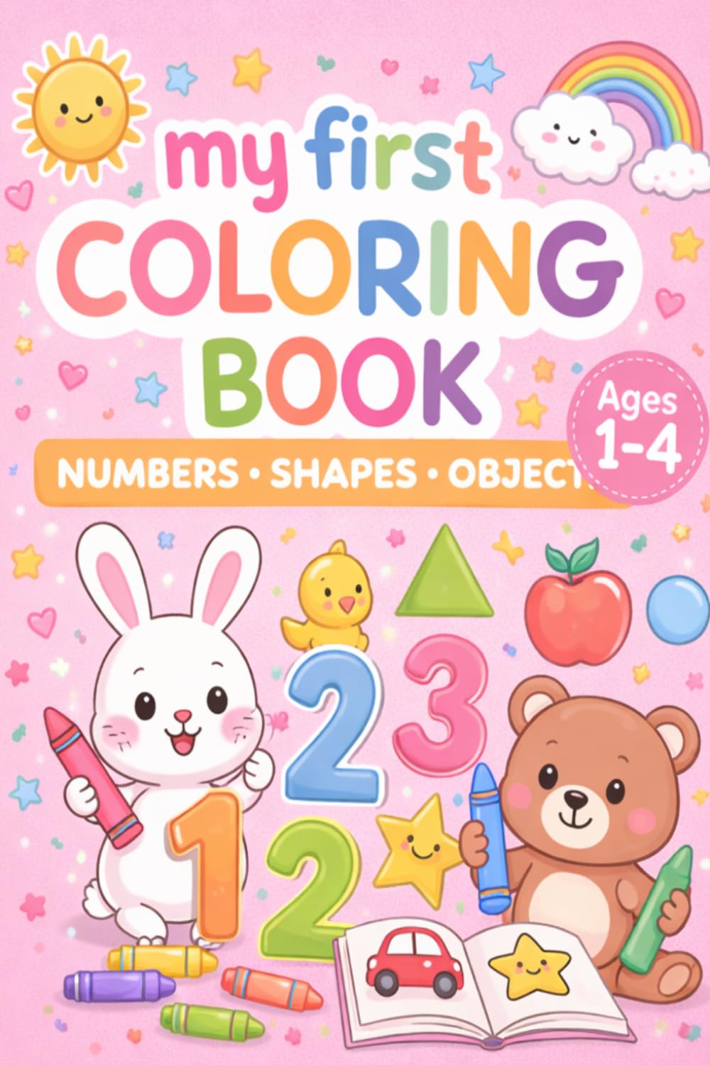 My First Coloring Book: Fun and Easy Learning