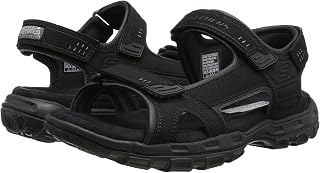 Skechers Men's USA Garver - Louden Open Toe Sandal W/Strap Closure