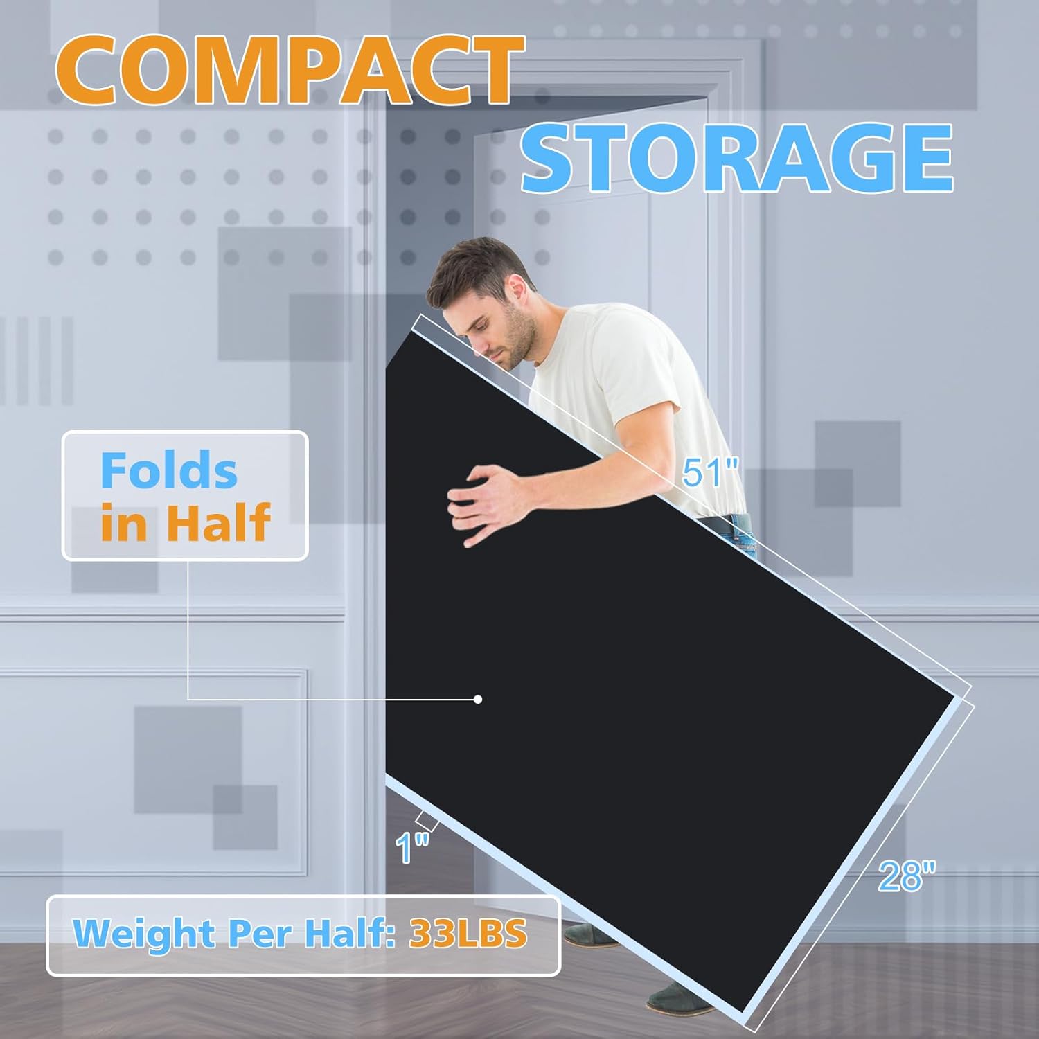 Ping Pong Table Top for Billiard Table, 7FT/8FT/8.5FT/9FT Foldable Table Tennis Table Topper for Pool Table, Indoor Outdoor Table Tennis Conversion Top w/Net & Premium Foam Padding (Black, 8.5x4.7 FT)