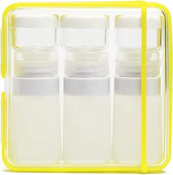Travel Kit - Transparent and Squeezable Toiletry Containers for Flight Compliant Travel