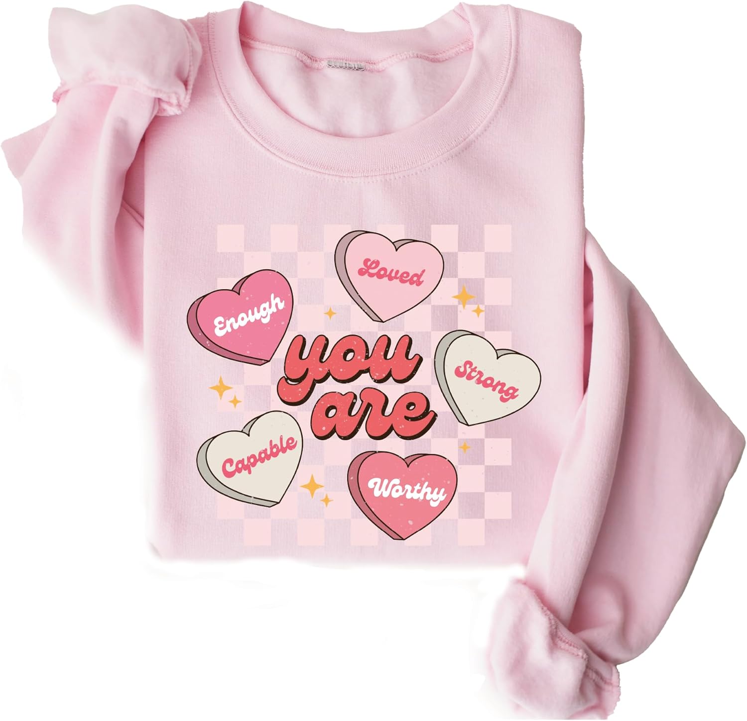 Cute Teacher Valentine Sweatshirt, Love Womens Valentines Day Gift - Image 6