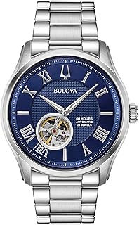 Men's Classic Wilton 26-Jewel Automatic Leather Strap Watch, 40 Hour Power Reserve, Domed Sapphire Crystal, Exhibition Case Back, Luminous Hands, 43mm