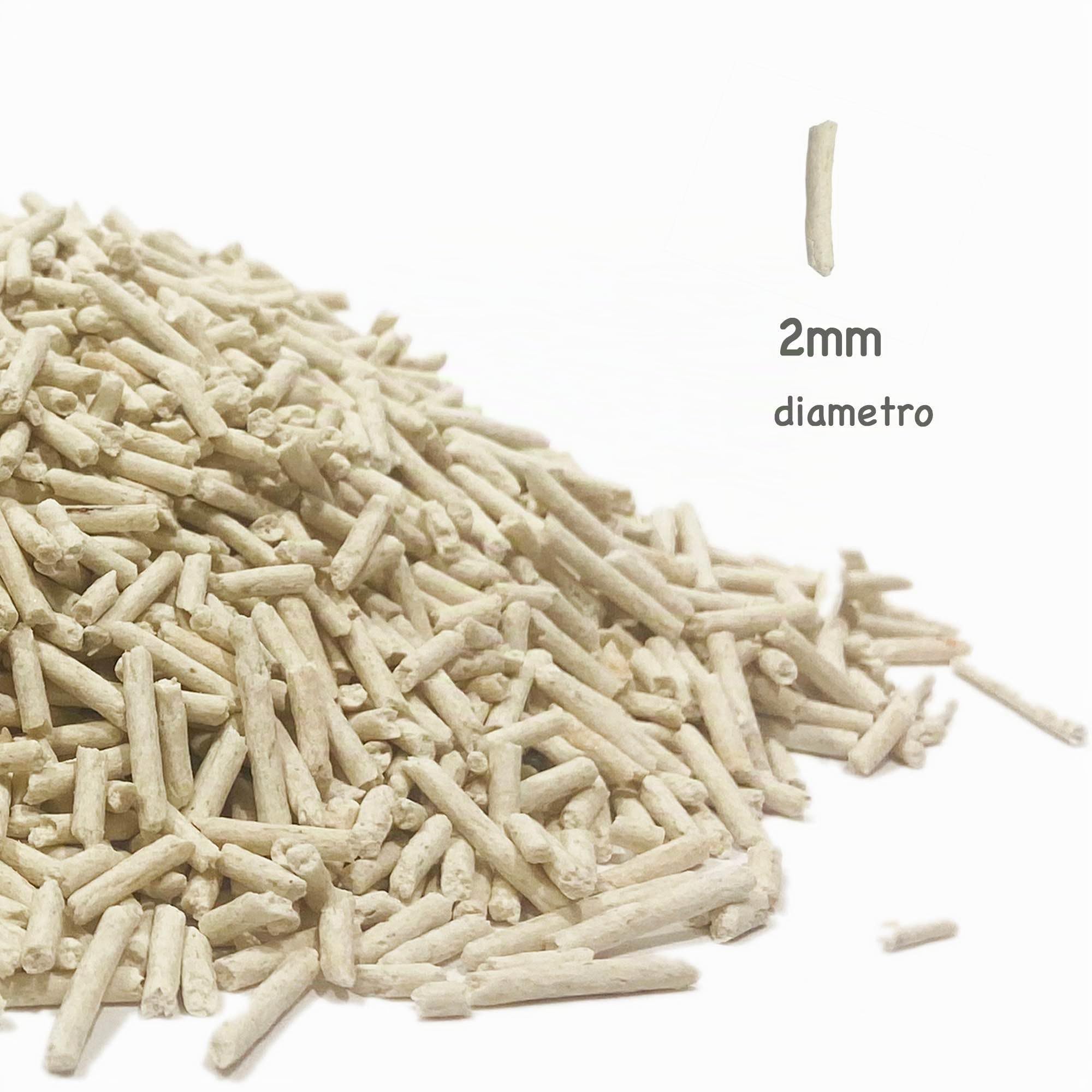 Paw Paw Lettiera per gatti al Tofu 6L/2,8kg - 6 buste (Sicura e naturale, Agglomerante, Antiodore, Si elimina nel WC) 100% biodegradabile (6)