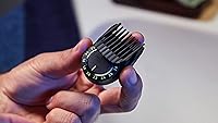 Vista 13 de Norelco Philips Multigroom serie 7000, recortadora todo en uno, recortadora de barba y cortapelos, kit de aseo para hombres de 19 piezas para barba