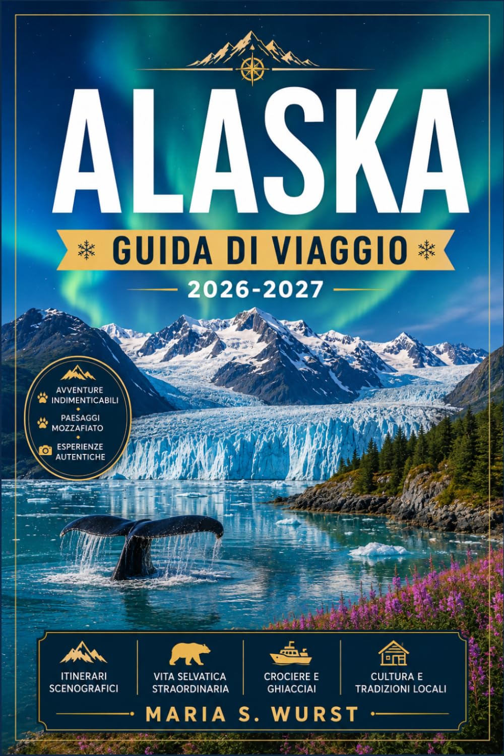 ALASKA GUIDA DI VIAGGIO 2026-2027: Da Anchorage a Denali con itinerari regionali, crociere sui ghiacciai, parchi nazionali e avvistamento della fauna selvatica.