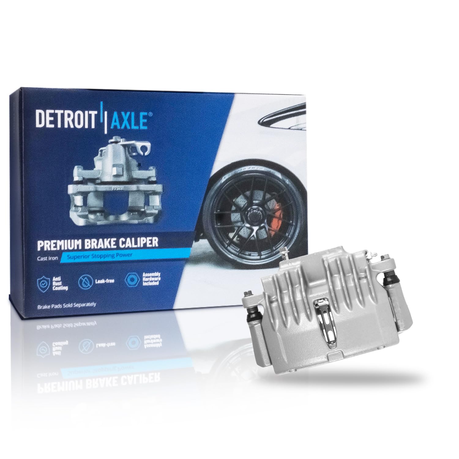 Detroit Axle - Front Right Brake Caliper w/Bracket for 98-2002 Chevy Camaro