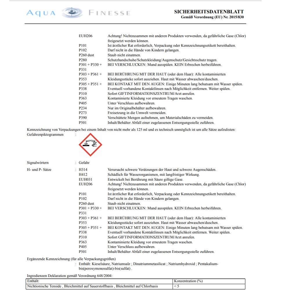 AquaFinesse Filterreiniger Tabs, Filter Reinigungstabletten für Whirlpool, Pool, Swim Spa Filter. Filterkartuschen Reiniger, Spa Kartuschenreiniger, AF Filter Cleaner