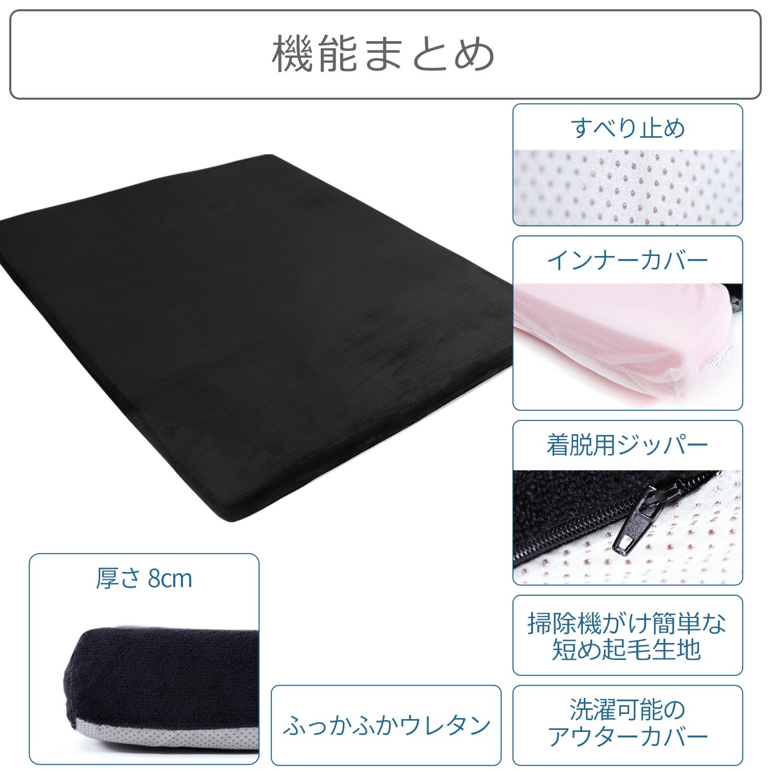 Amazon｜Bauhutte(バウヒュッテ) 部屋ごとベッドラグ (幅180×奥行180