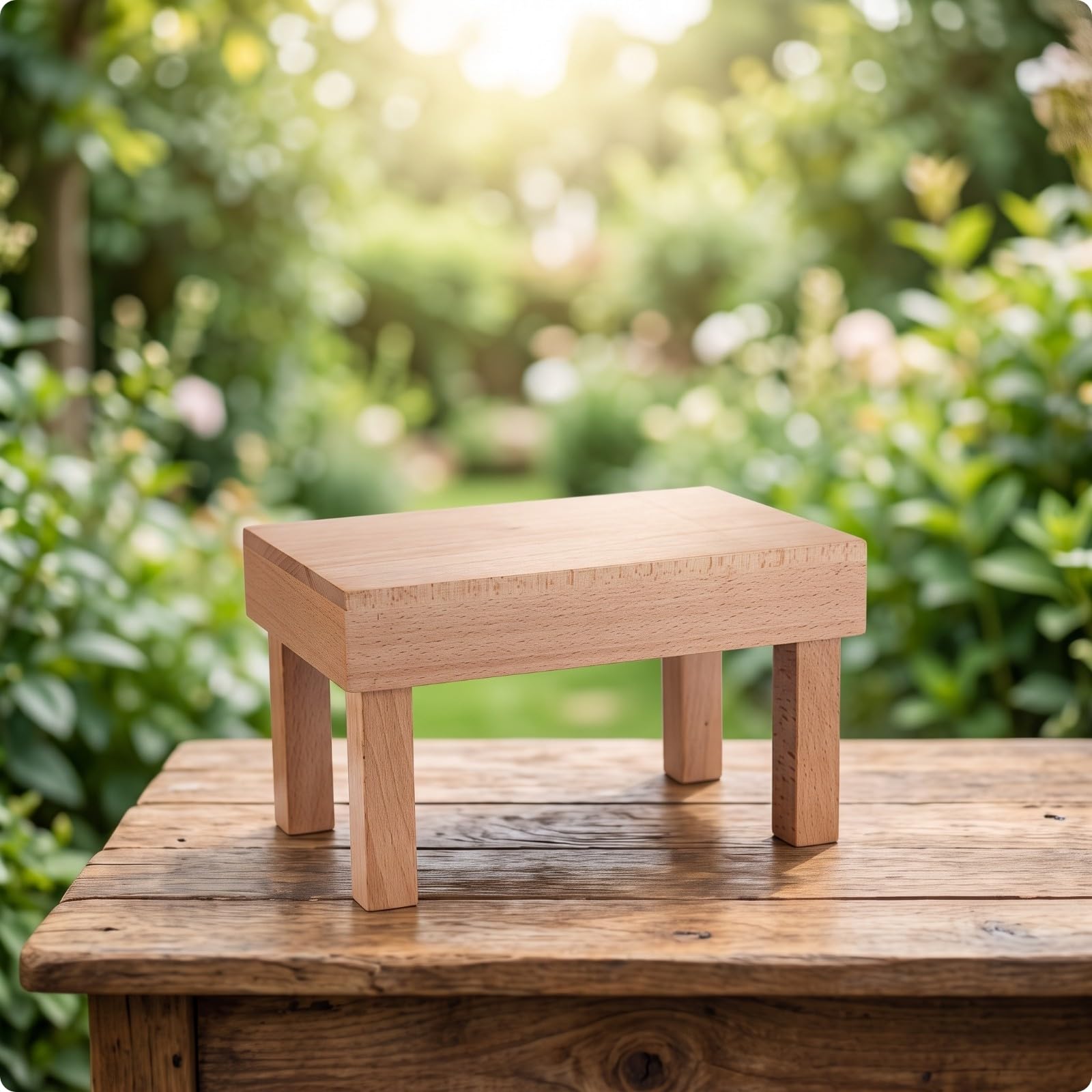 MagiDeal Support Présentation En Bois Élégant | Surélevé, Rehausseur En Bois, pr Réception , S