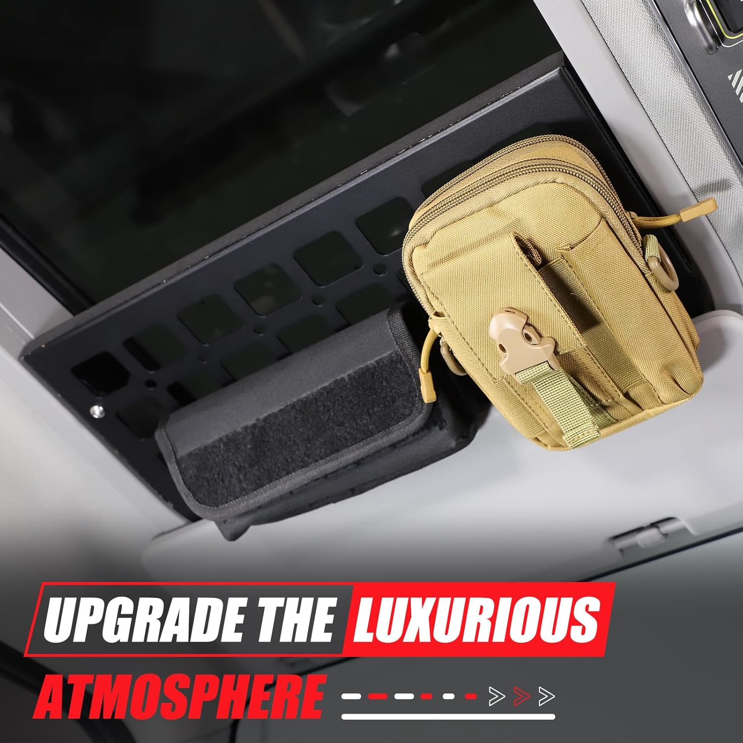 for INEOS Grenadier 2020-2024 Sunroof Multi-Function Rack, Driver Car Rooftop Cargo Carrier Sunroof Bag Holder Aluminum Alloy Interior Accessories (Left)