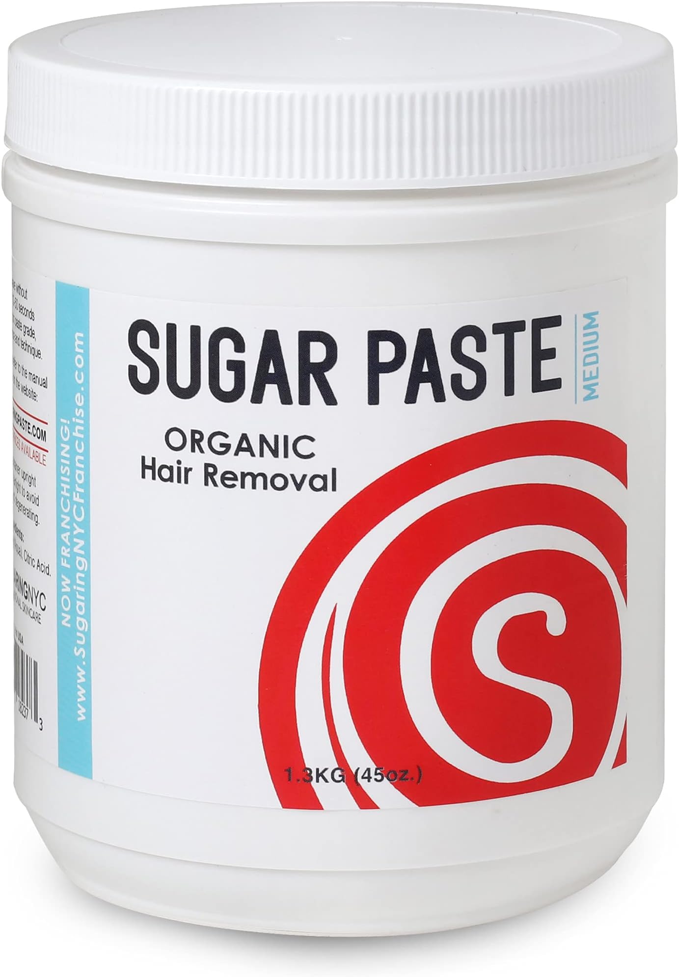 SUGARING PASTE – MEDIUM 1.3kg 45Oz (BIKINI, BRAZILIAN, UNDERARMS, UPPER LIP)
