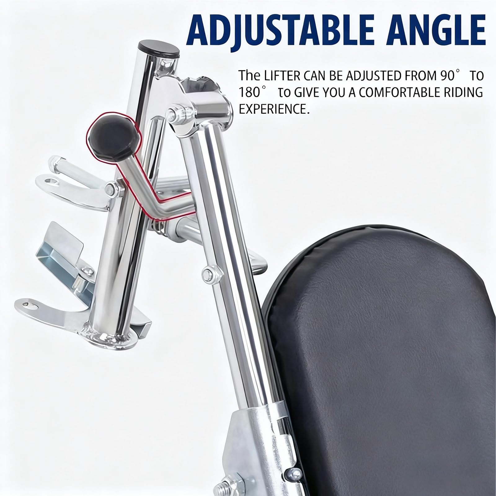 Reemplazo Universal de Reposapiés ReposapiéS Elevables para Sillas de Ruedas Ángulo Ajustable de 90° a 180° Soporte de Pedal para Usuarios de Sillas de Ruedas