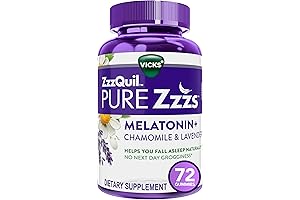 ZzzQuil Pure Zzzs Melatonin Sleep Aid Gummies: Natural Sleep Solution for a Restful Night