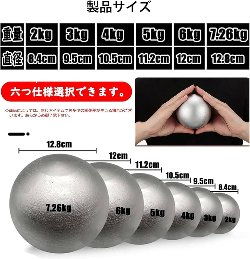 砲丸投げ　砲丸球　2.721㌕　4つセット 砲丸投げ 砲丸球 2.721㌕ 4つセット - メルカリ